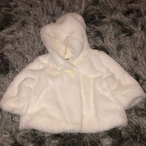 Infant Girl Faux Fur Coat